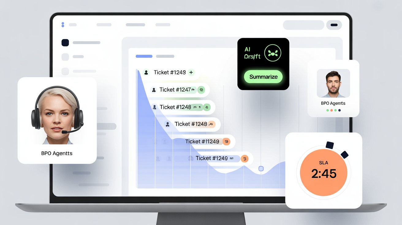 AI powered customer support outsourcing