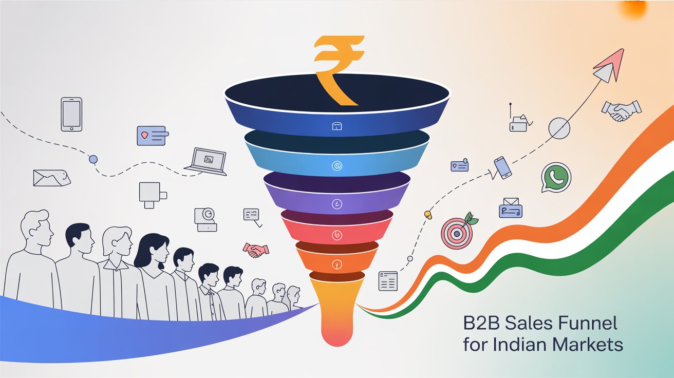 B2B sales funnel India